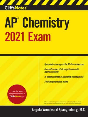 cover image of CliffsNotes AP Chemistry 2021 Exam